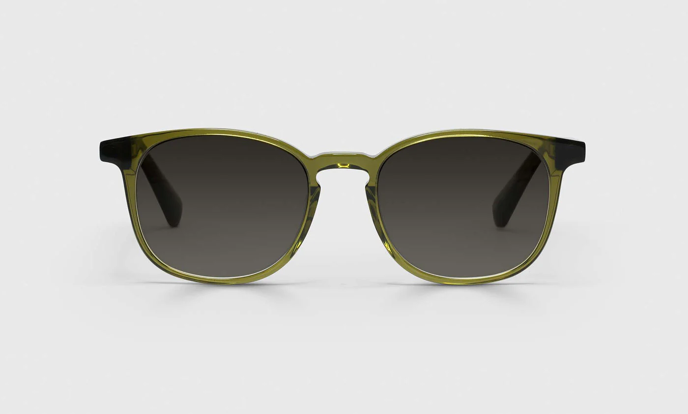 Boardroom Color 17 - Olive Crystal Front and Temples