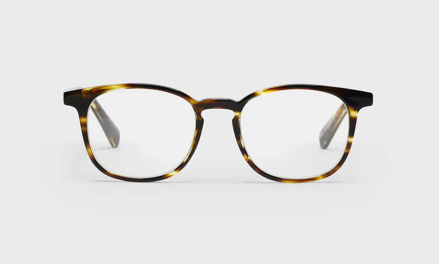 Boardroom Color 86 - Brown Demi Stripe Front and Temples