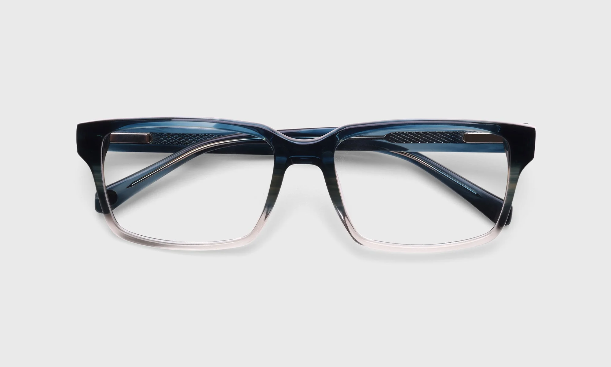 Wide Eyed Color 59 - Teal Demi Fade Front with Teal Demi Temples - Image 2