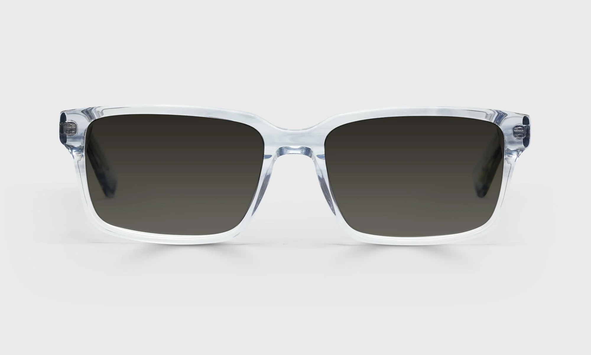 Wide Eyed Color 74 - Transparent Grey Front and Temples