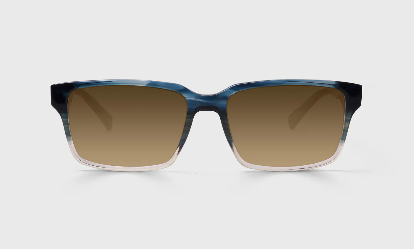 Wide Eyed Color 59 - Teal Demi Fade Front with Teal Demi Temples