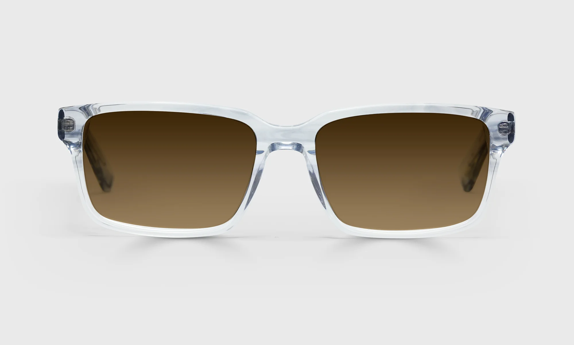 Wide Eyed Color 74 - Transparent Grey Front and Temples