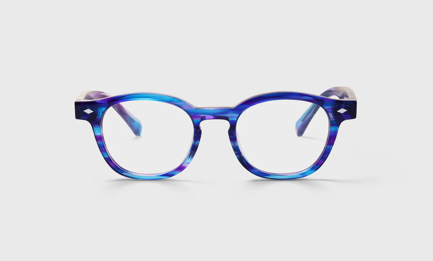 Bitty Witty Color 09 - Blue and Purple Demi Front with Blue Demi Temples
