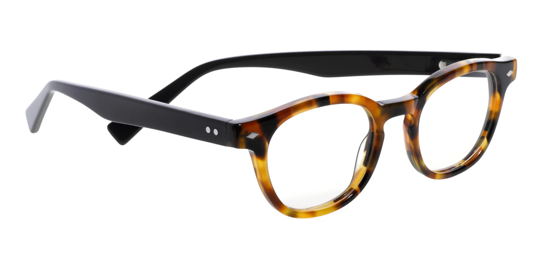 Bitty Witty Color 19 - Tortoise front with black temples - Image 2