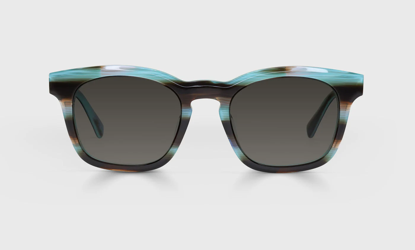 Humble Narrator Color 59 - Blue Stripe Front and Temples