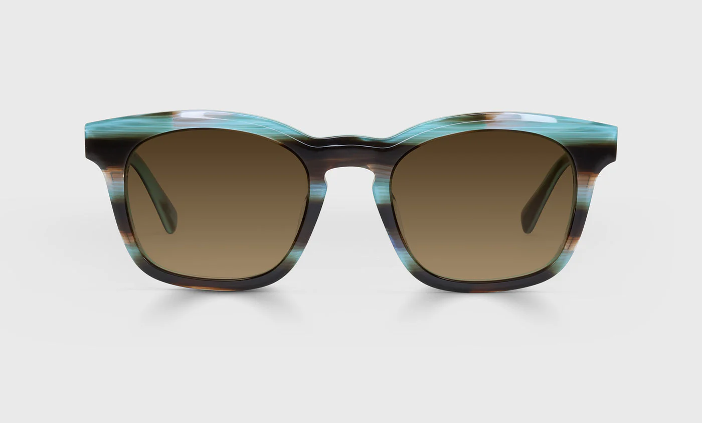 Humble Narrator Color 59 - Blue Stripe Front and Temples