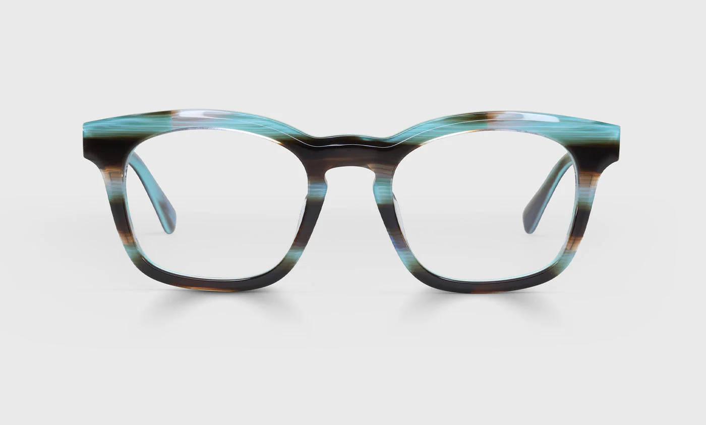 Humble Narrator Color 59 - Blue Stripe Front and Temples