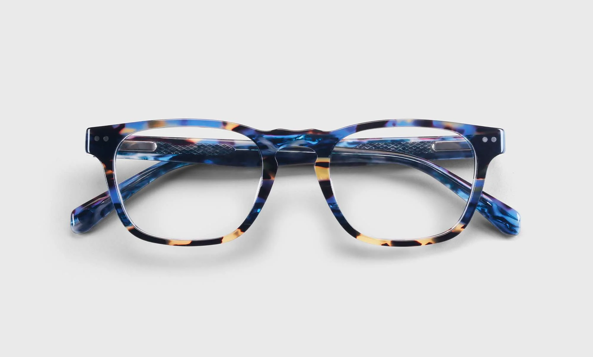 Old Sport Color 50 - Blue and Brown Tortoise Front and Temples - Image 3