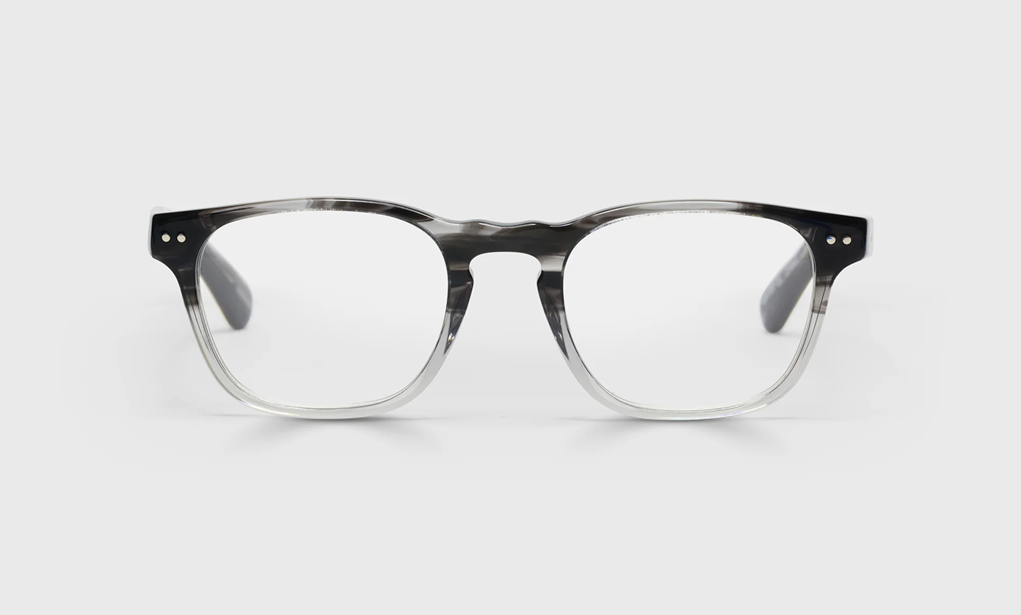 Old Sport Color 88 - Black Grey Fade Front with Black Temples