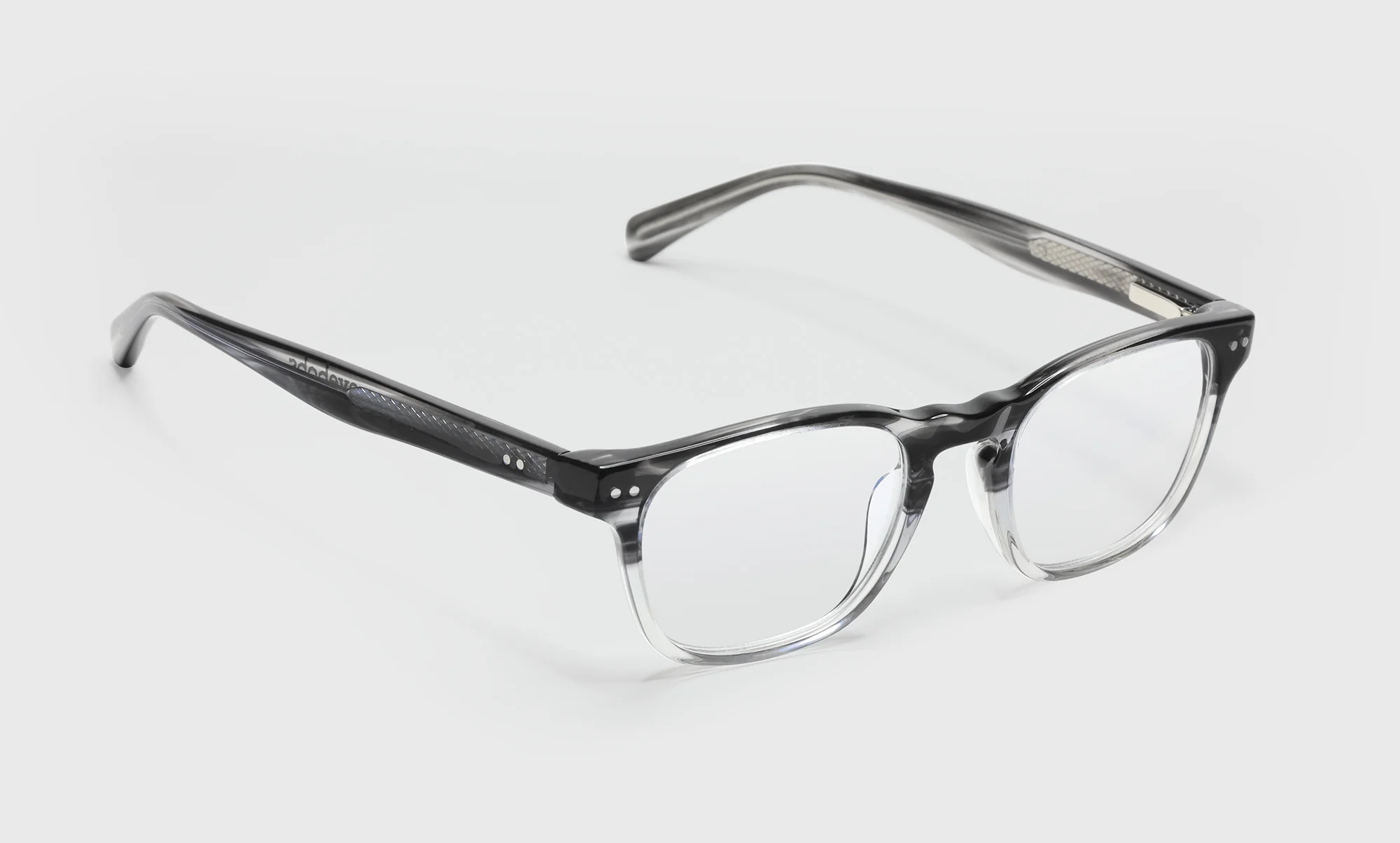 Old Sport Color 88 - Black Grey Fade Front with Black Temples - Image 2