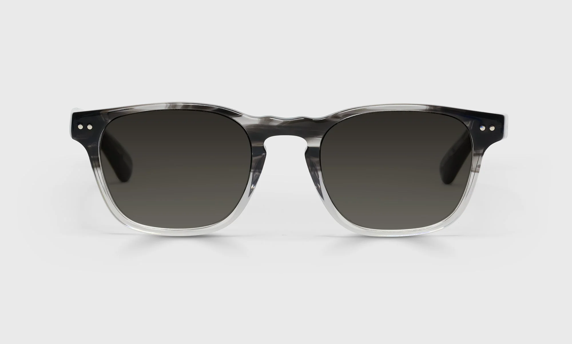 Old Sport Color 88 - Black Grey Fade Front with Black Temples