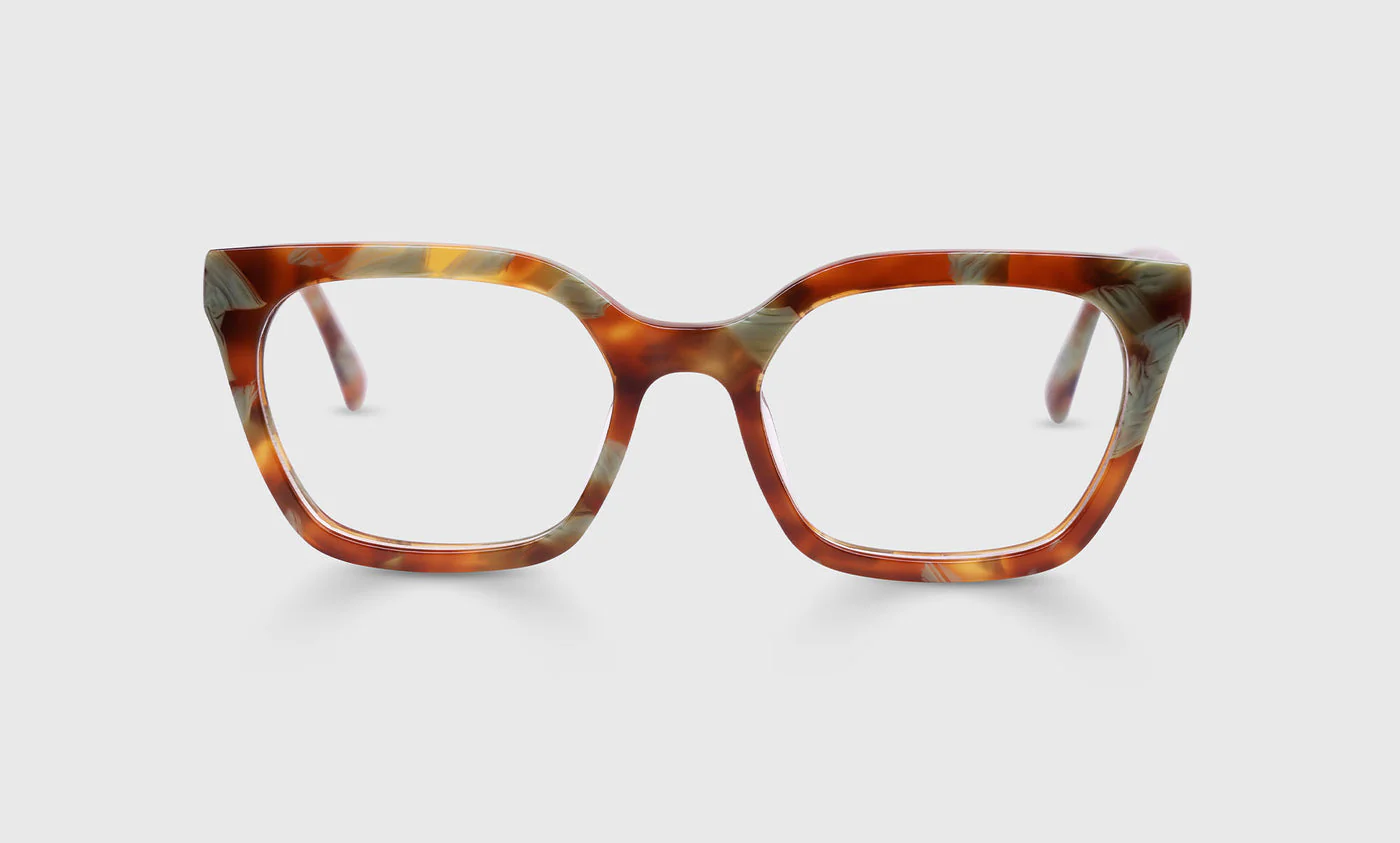 Overlook Color 04 - Teal and Brown Marble Front and Temples