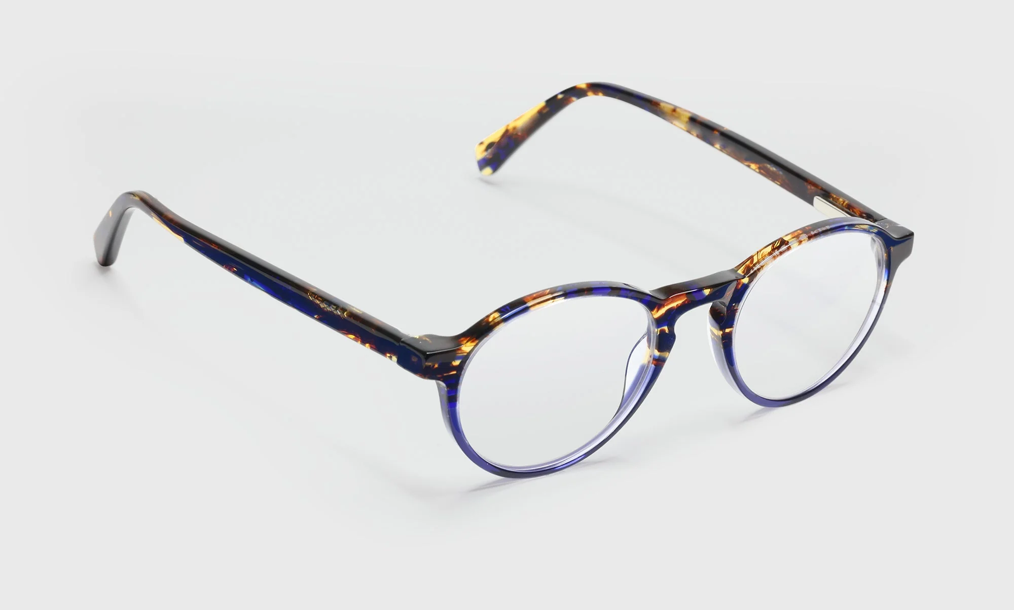 Board Stiff Wide Color 50 - Tortoise & Navy Front and Temples - Image 2