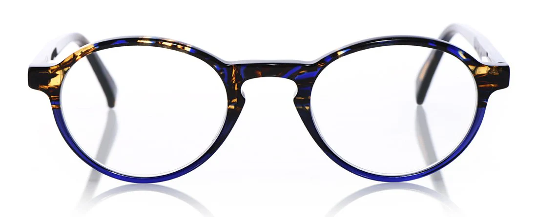 Board Stiff Wide Color 50 - Tortoise & Navy Front and Temples - Image 2