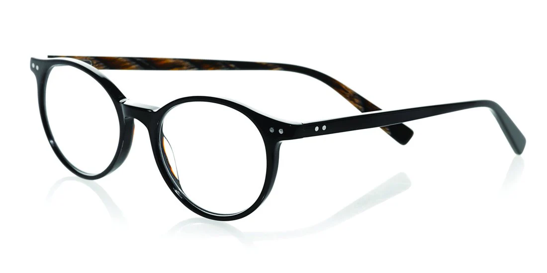 Case Closed Wide Color 07 - Black & Horn Front and Temples