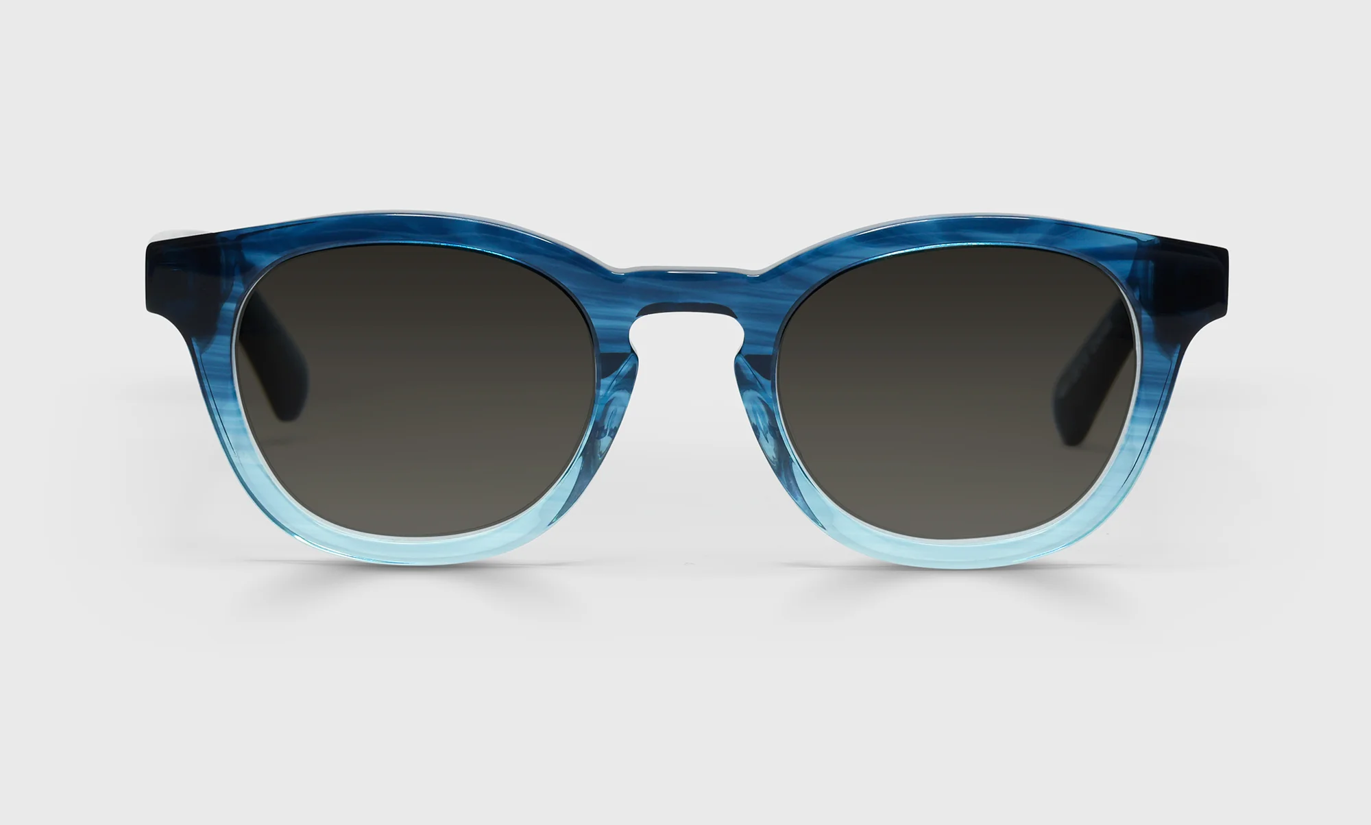 Waylaid Wide Color 11 - Blue Fade Crystal Front with Blue Temples - Image 6