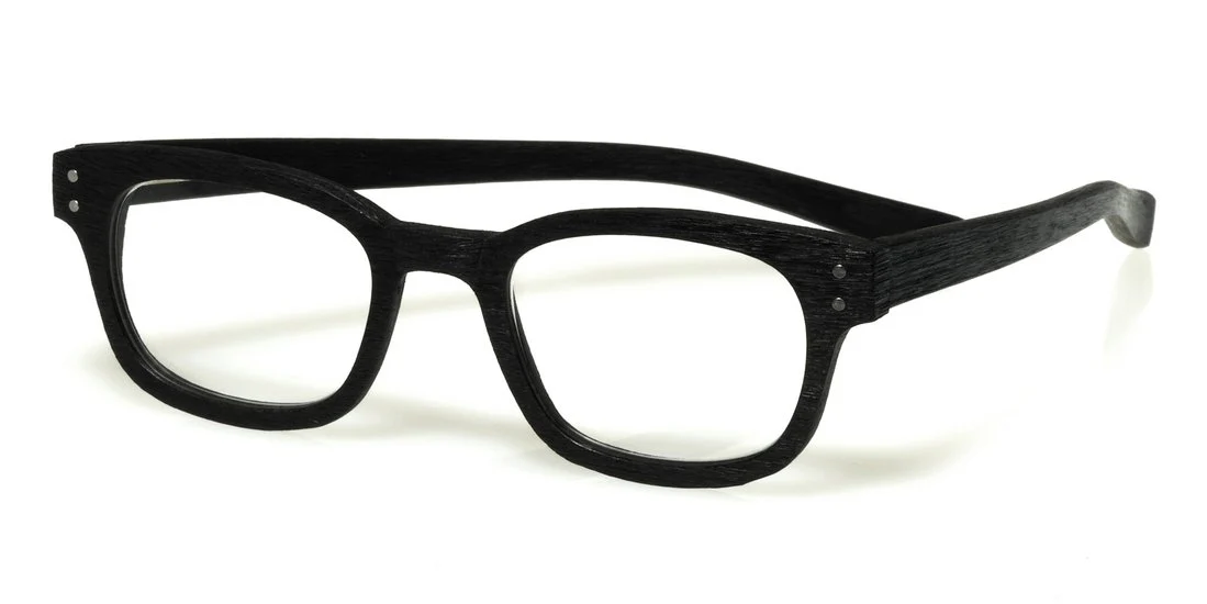 Biff Wide Color 00 - Matte Black Woodgrain Front and Temples - Image 3