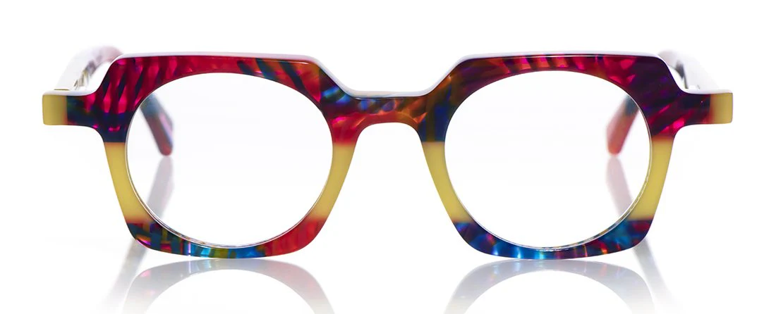 Chutzpah'd Color 01 - Red and Yellow Multi-Color Front and Temples - Image 2