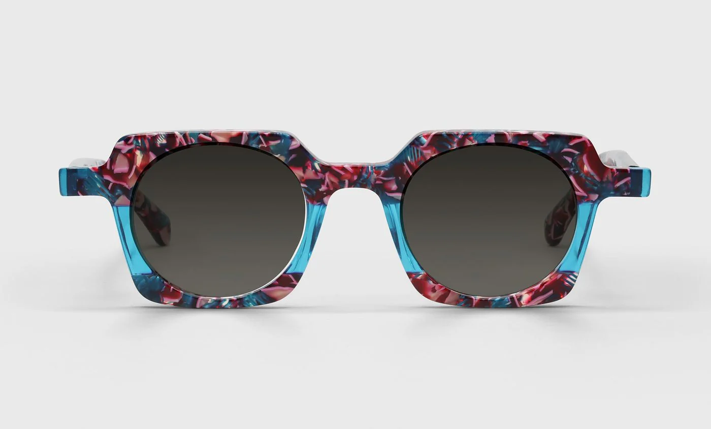Chutzpah'd Color 45 - Pink and Teal Front and Temples - Image 2