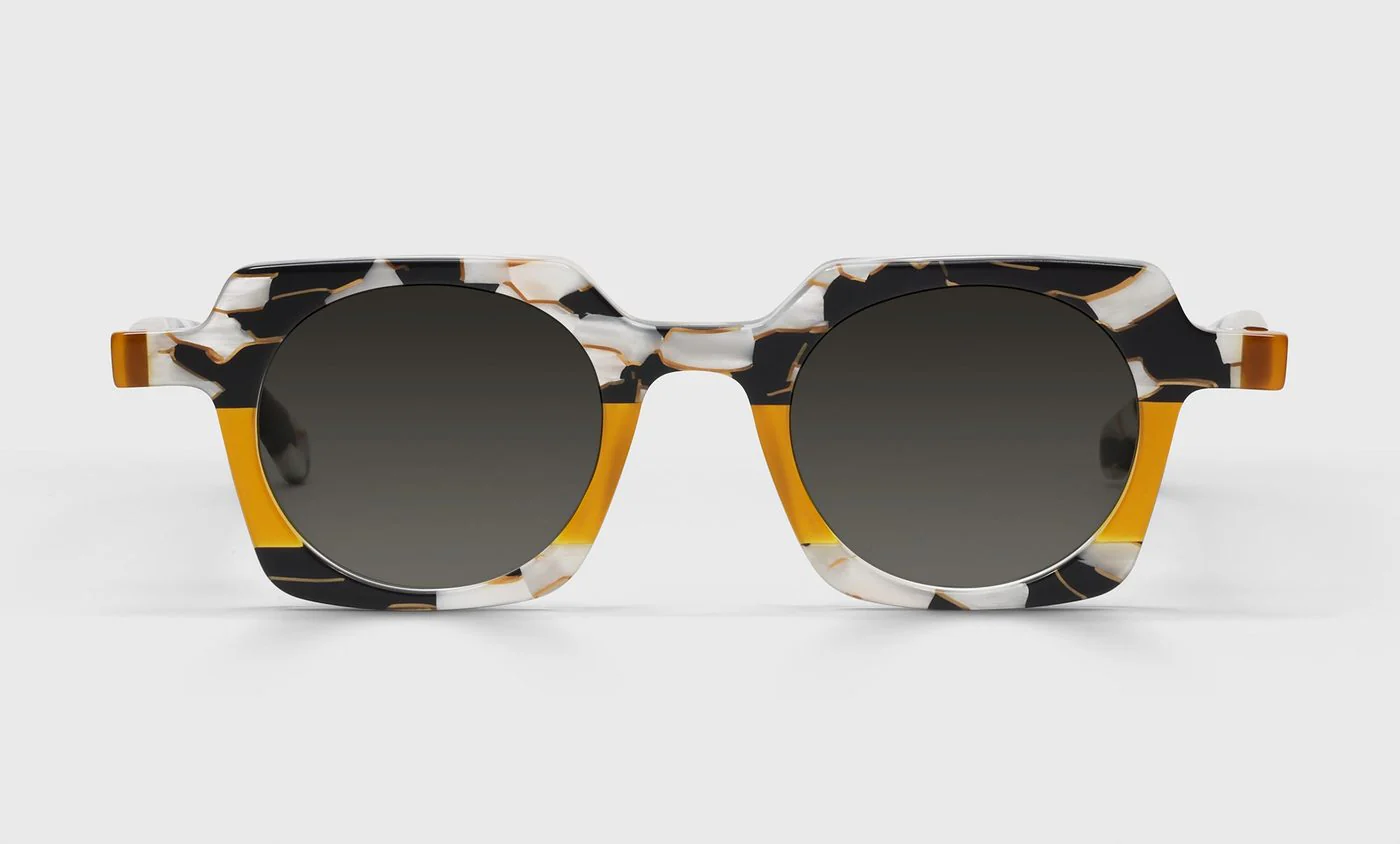 Chutzpah'd Color 99 - Black, White, and Orange Front and Temples - Image 2