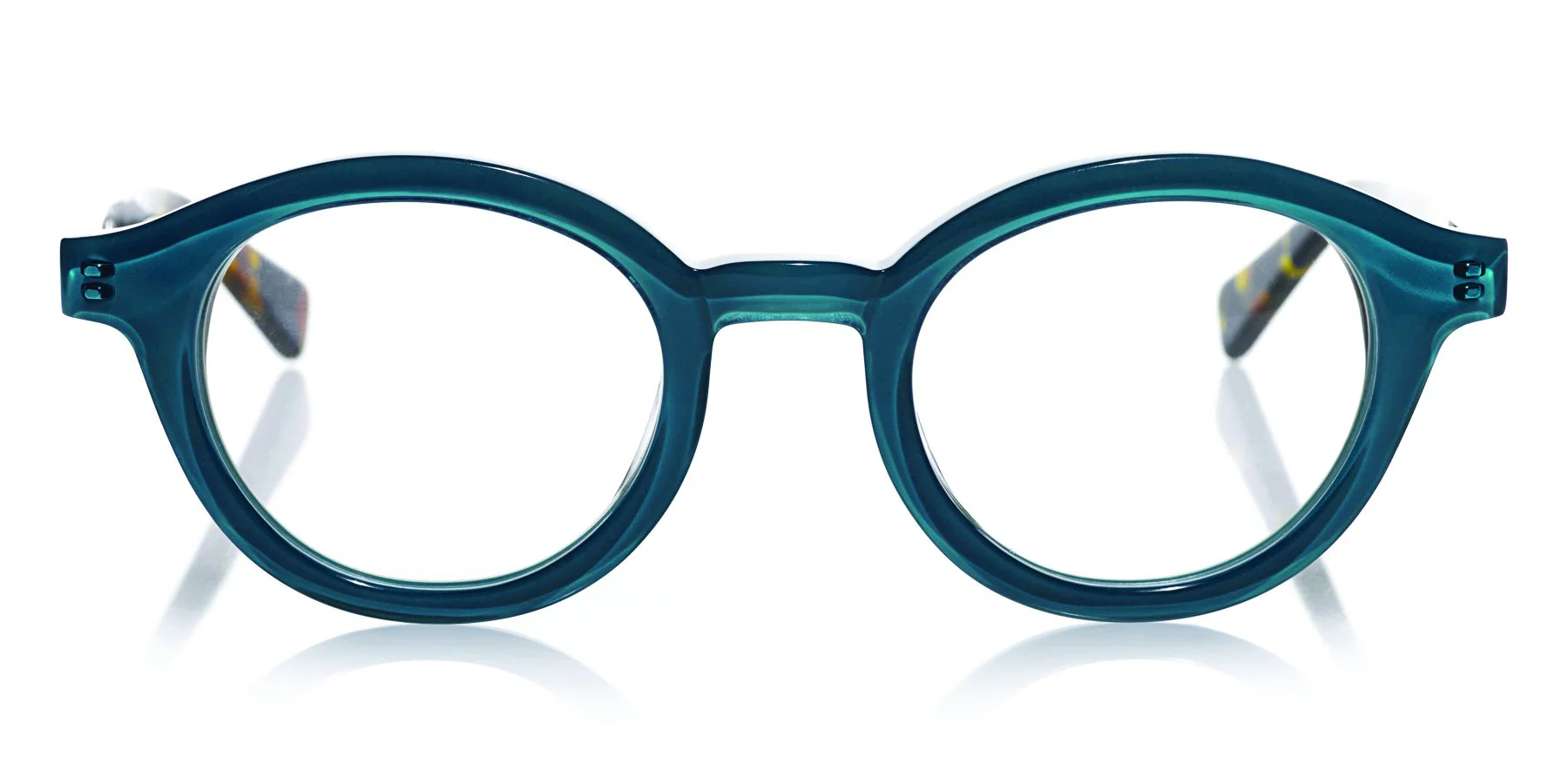 TV Party Narrow Color 59 - Teal Front with Tortoise Temples - Image 2