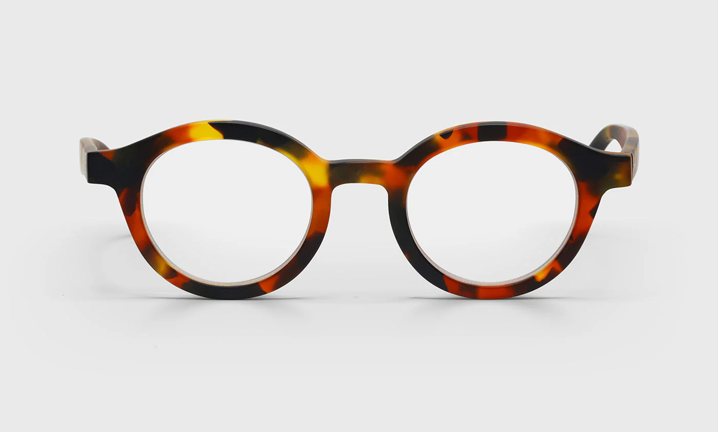 TV Party Narrow Color 30 - Matte Tortoise Front and Temple