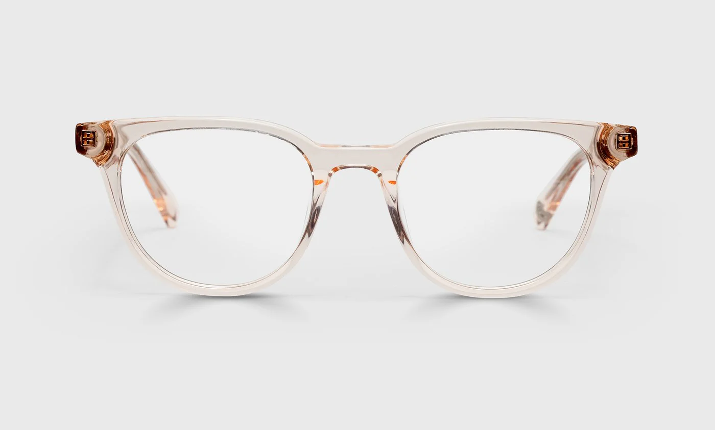 Eleanor Wide Color 45 - Pink Crystal Front and Temples