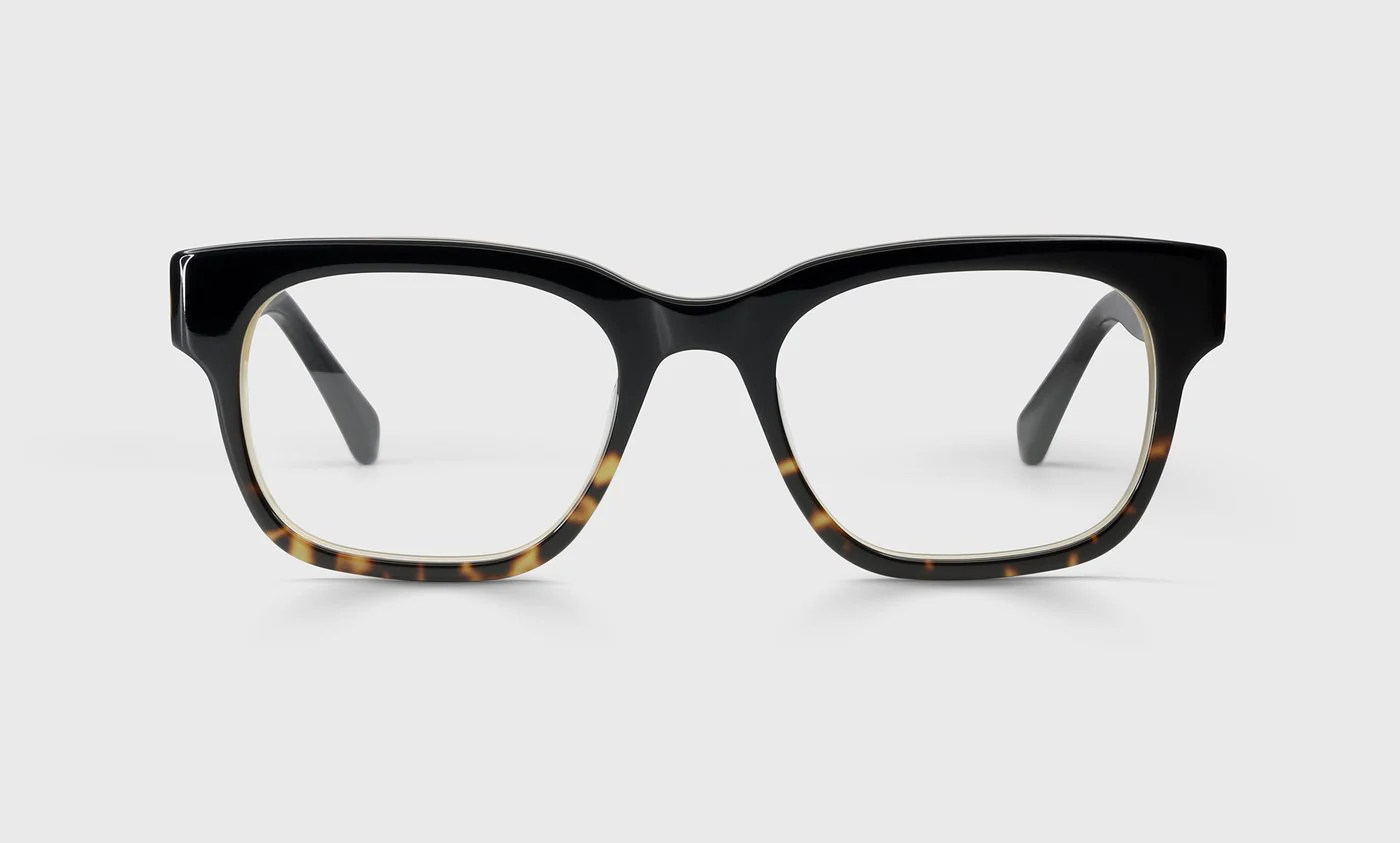 Numero Uno Color 05 - Black Tortoise Fade Front with Black Temples