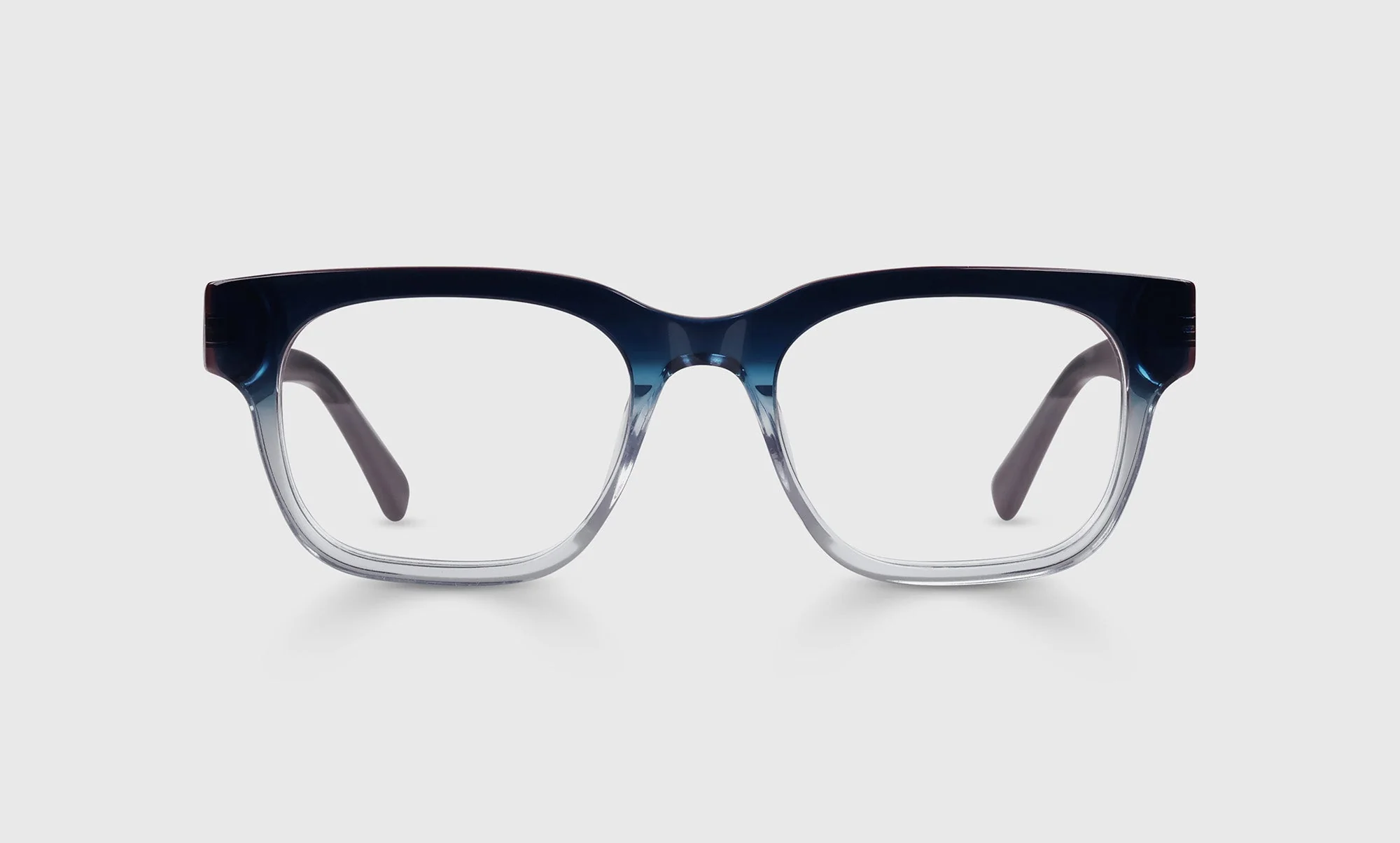 Numero Uno Color 12 - Midnight Blue to Cloud Crystal Fade Front and Temples