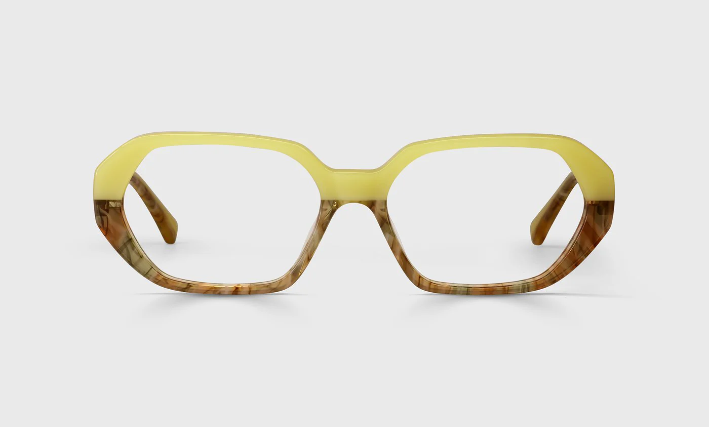 For Grant'd Color 77 - Green Demi with Yellow Front and Temples