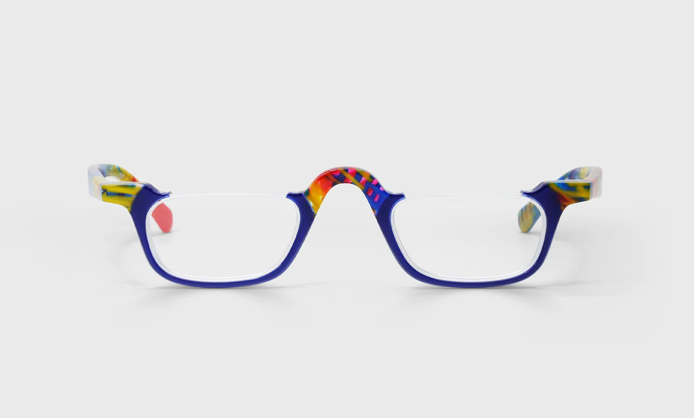 Untamed Color 10 - Blue Front with Multi-Color Temples