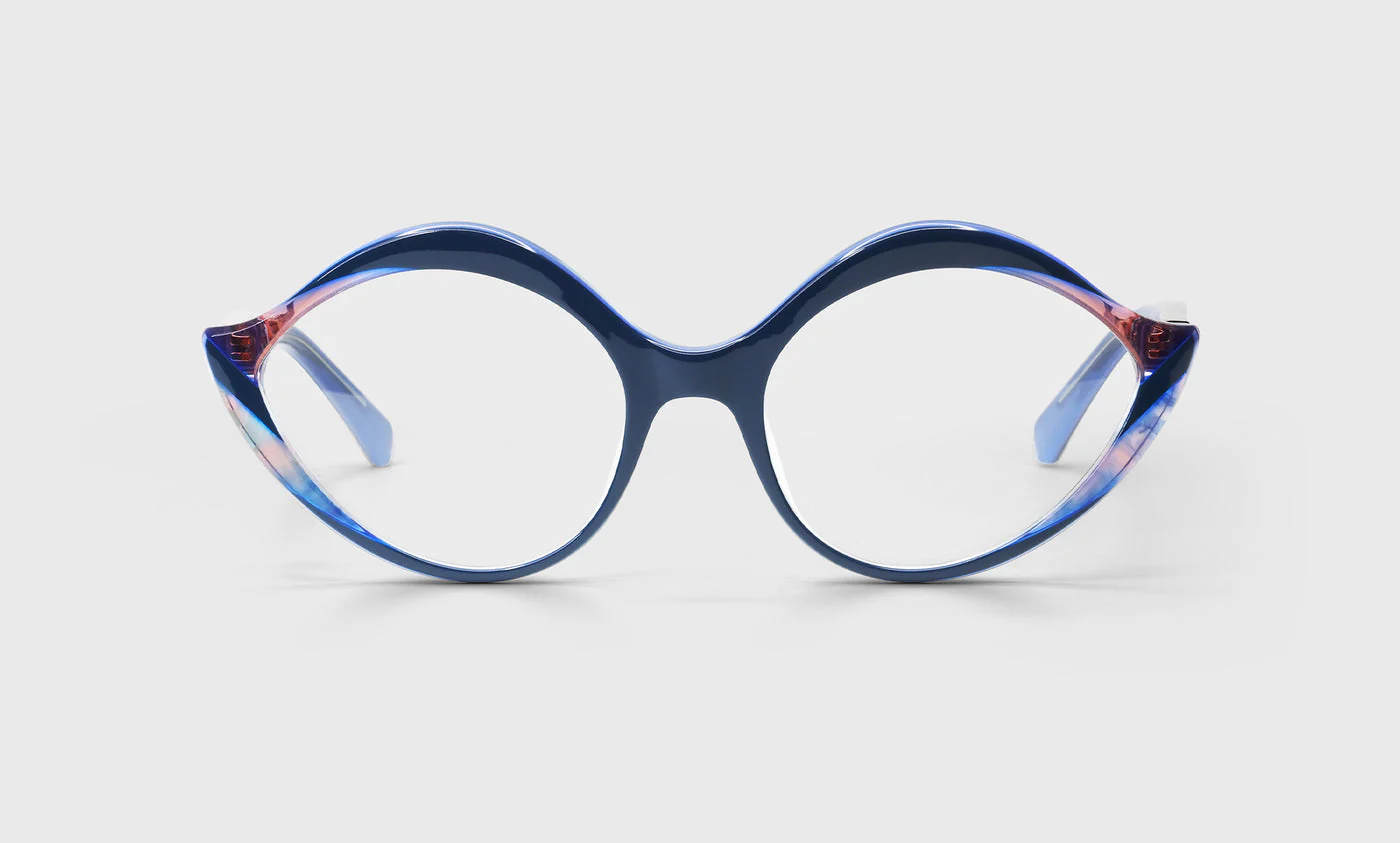 Fierce Color 10 - Blue and Pink Demi Front and Temples