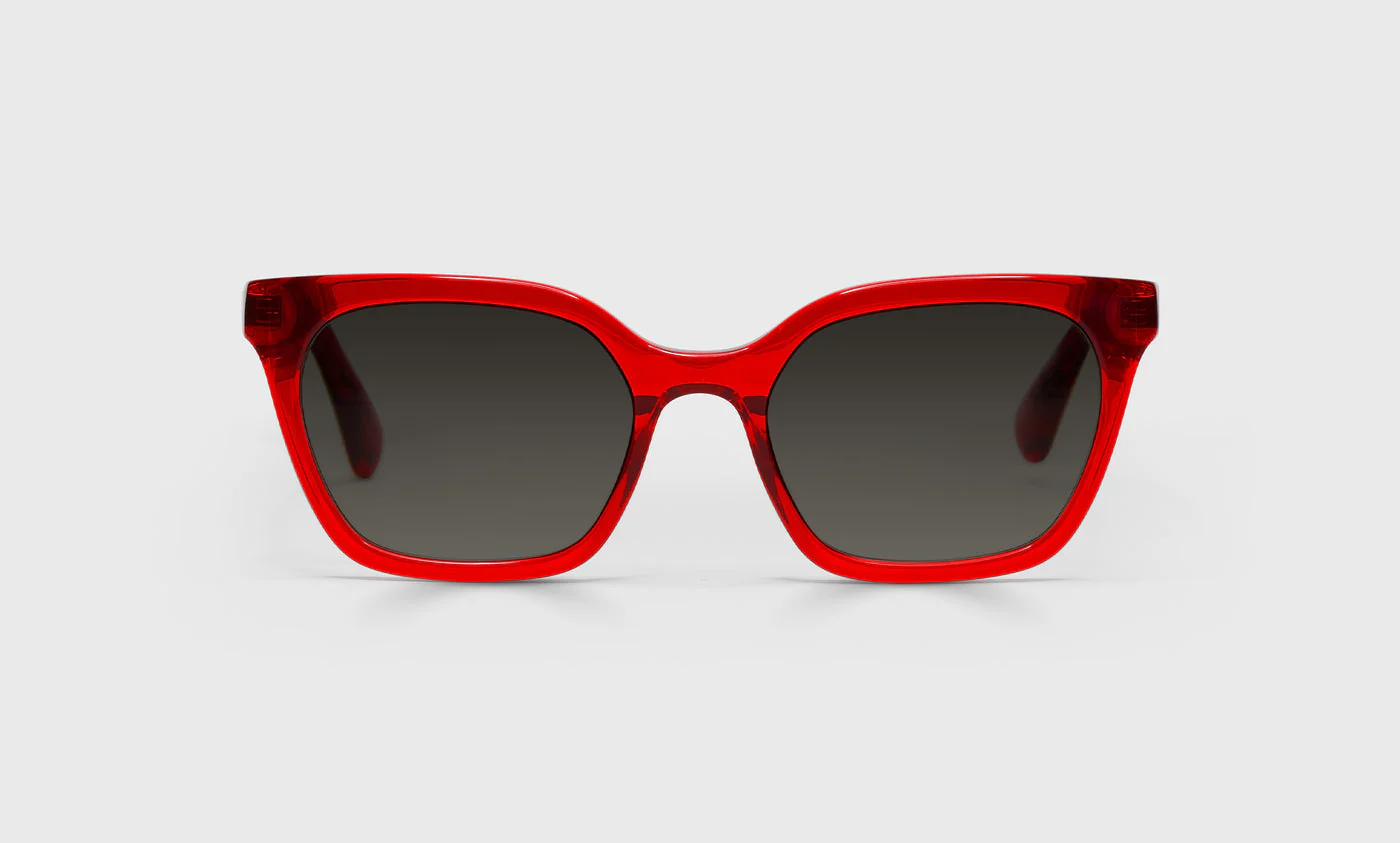 Overlook Narrow Color 01 - Red Crystal Front and Temples - Image 2
