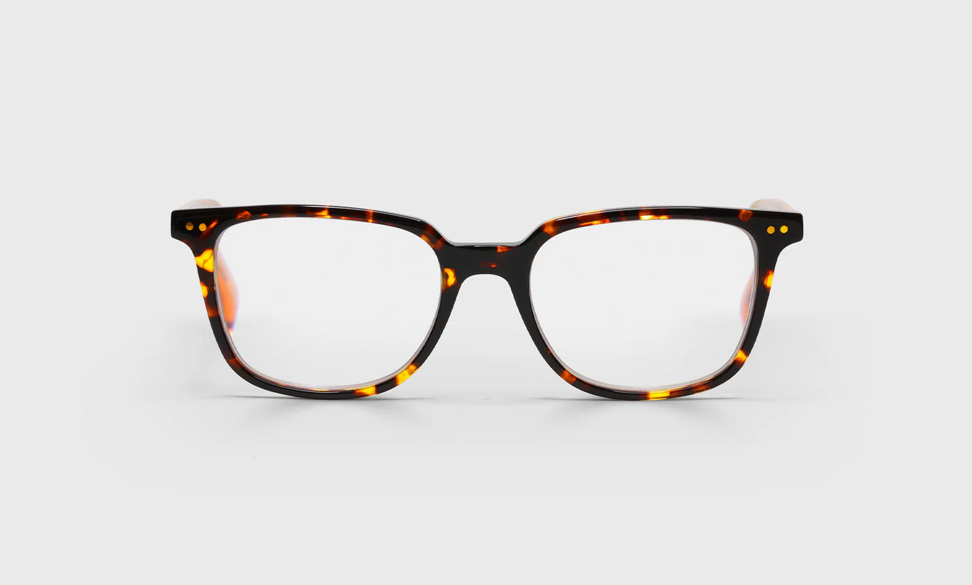 C Suite Narrow Color 10 - Tortoise Front with Orange Crystal Temples