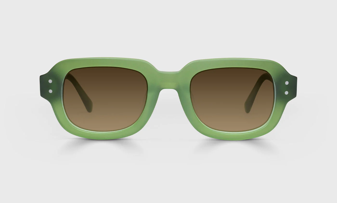 Hits the Spot Color 17 - Green Crystal Front and Temples