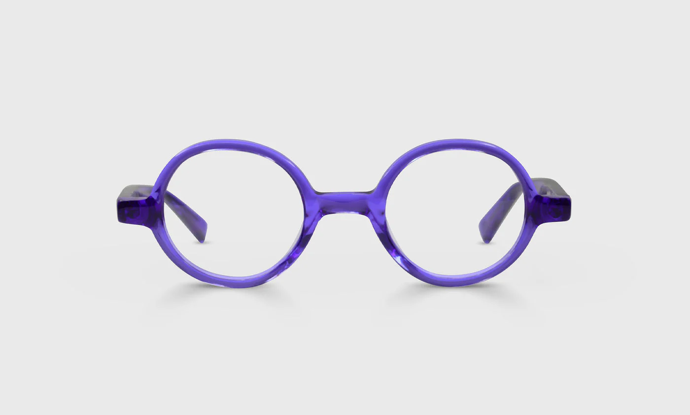 Wafer Color 15 - Purple Crystal Front and Temples