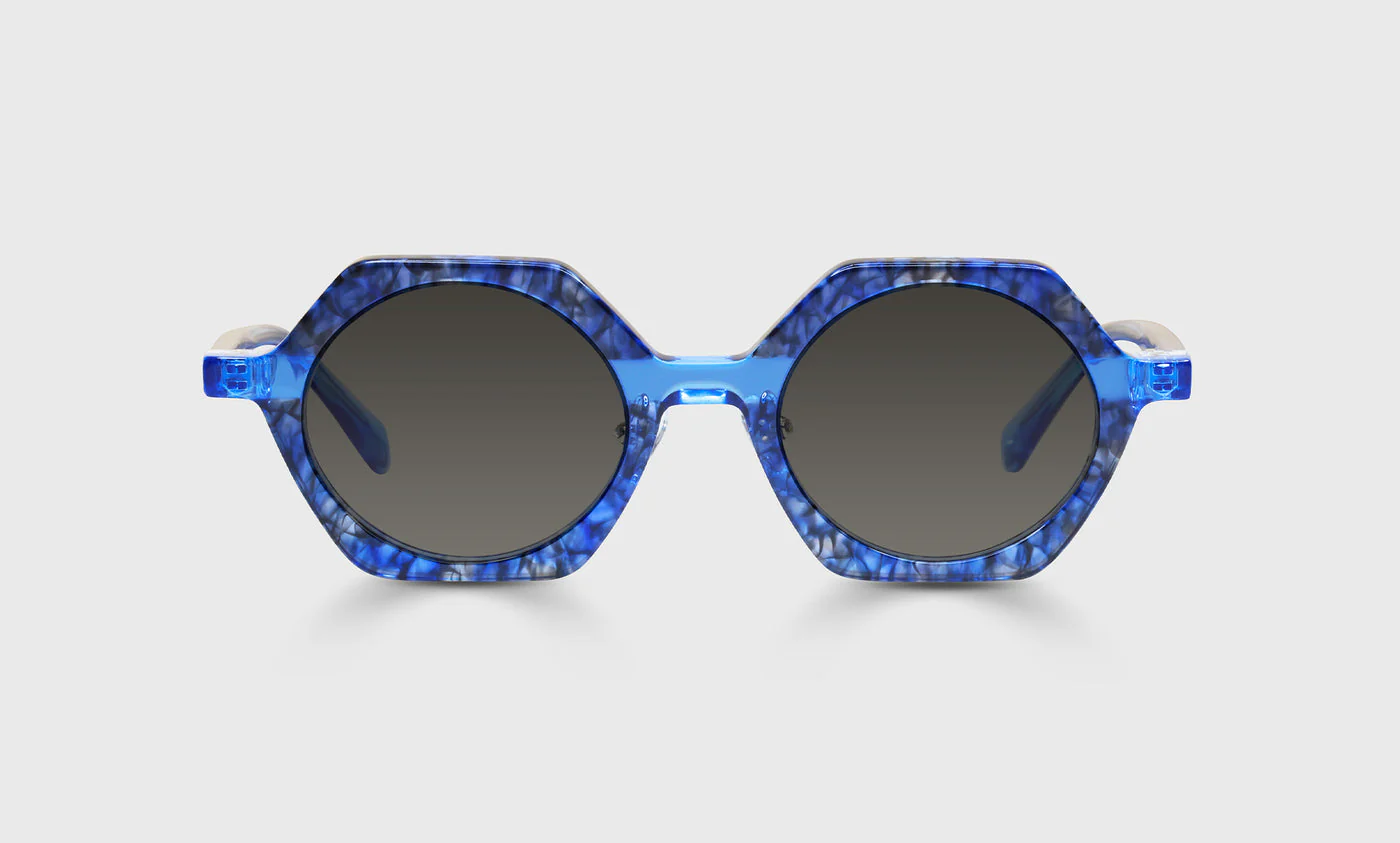 Paradox Color 59 - Blue Pattern Front with Blue Crystal Temples
