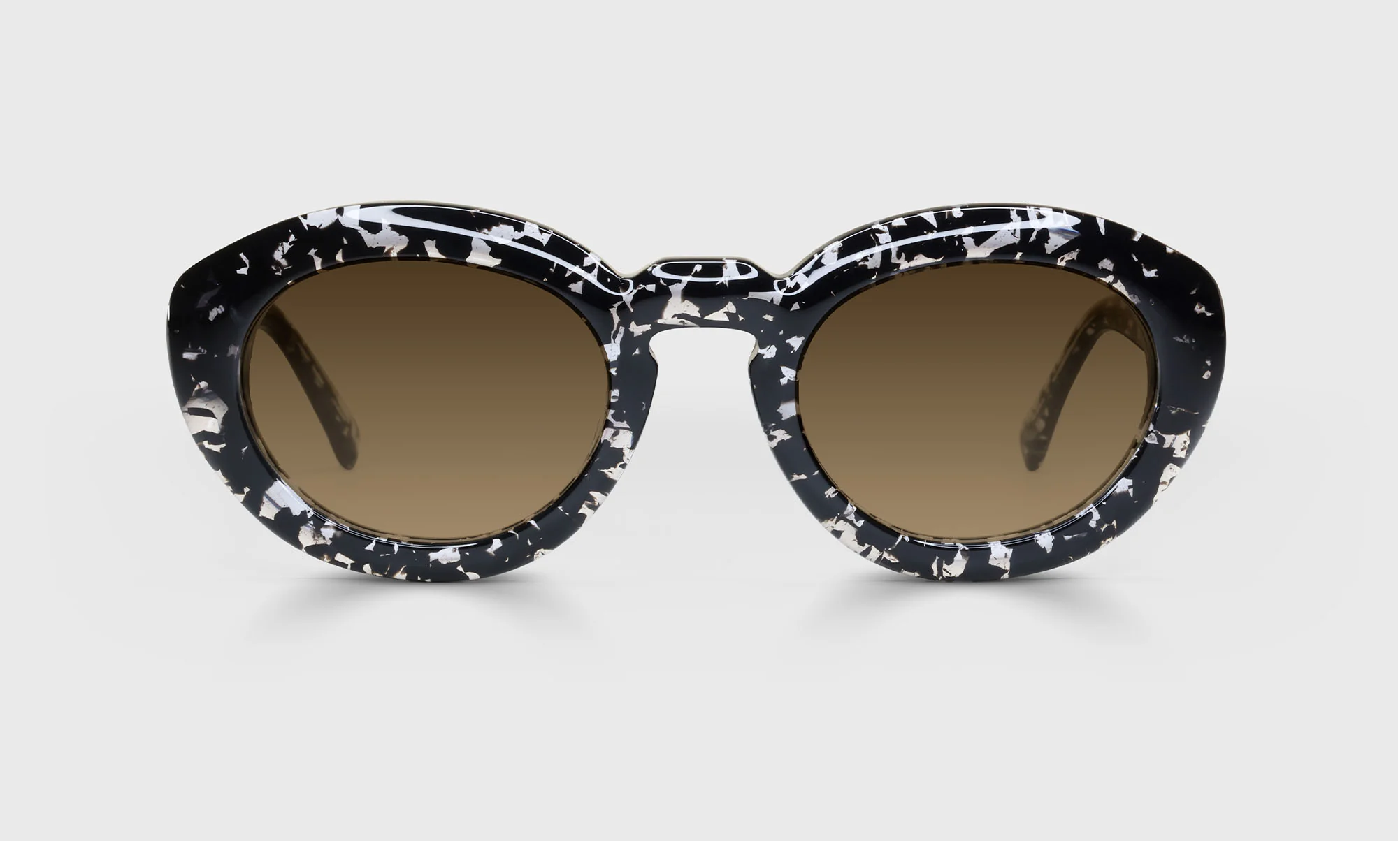 Abundant Color 01 - Black & Crystal Chop Front and Temples