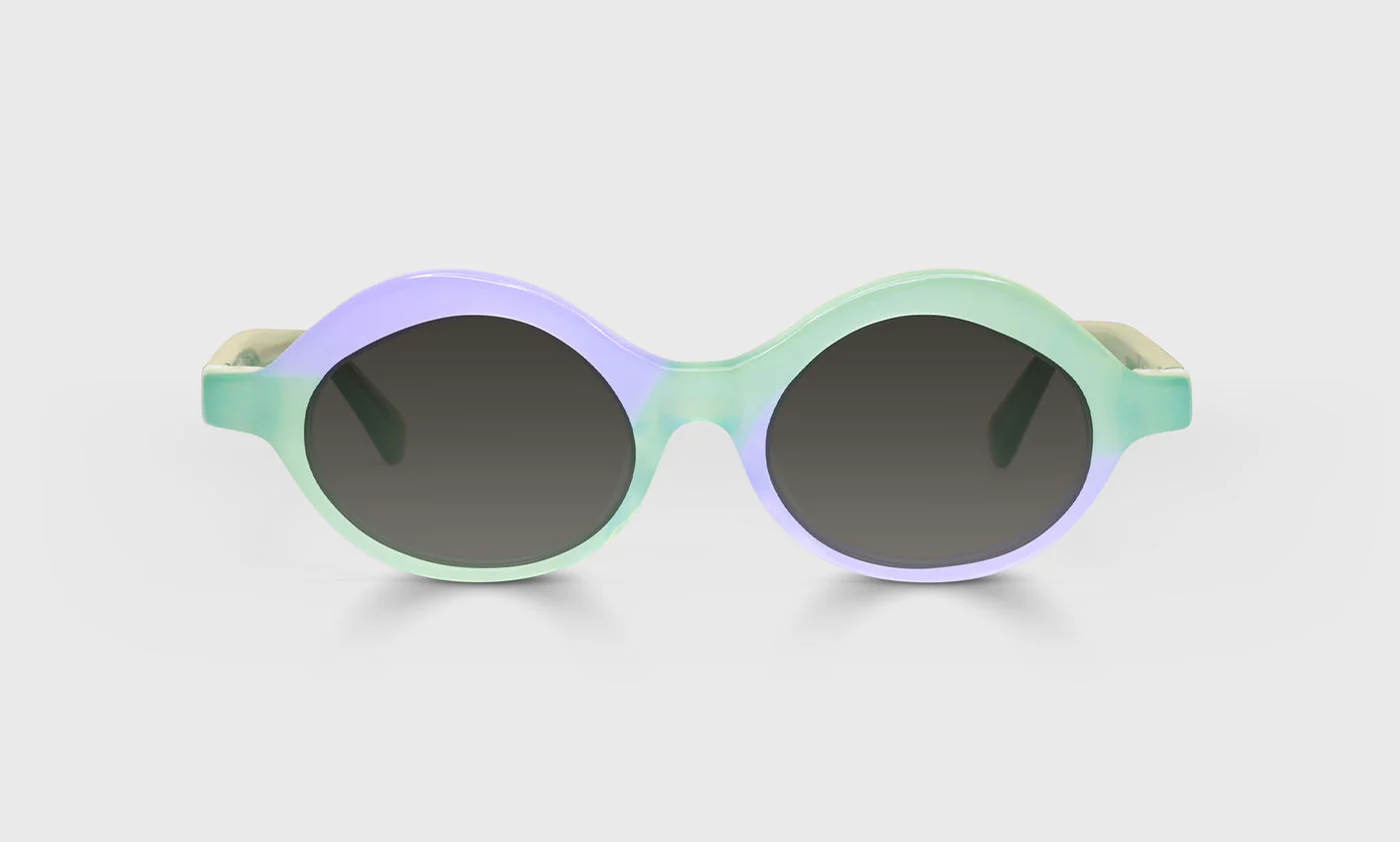 Death, Taxes, and eyebobs Color 17 - Sage & Purple Front with Temples - Image 2