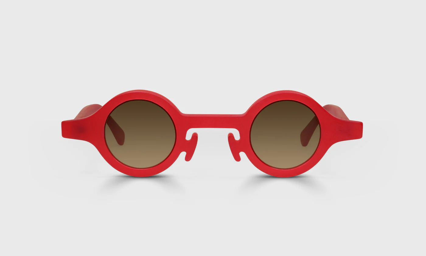 Wackadoodle Color 01 - Matte Red Front and Temples