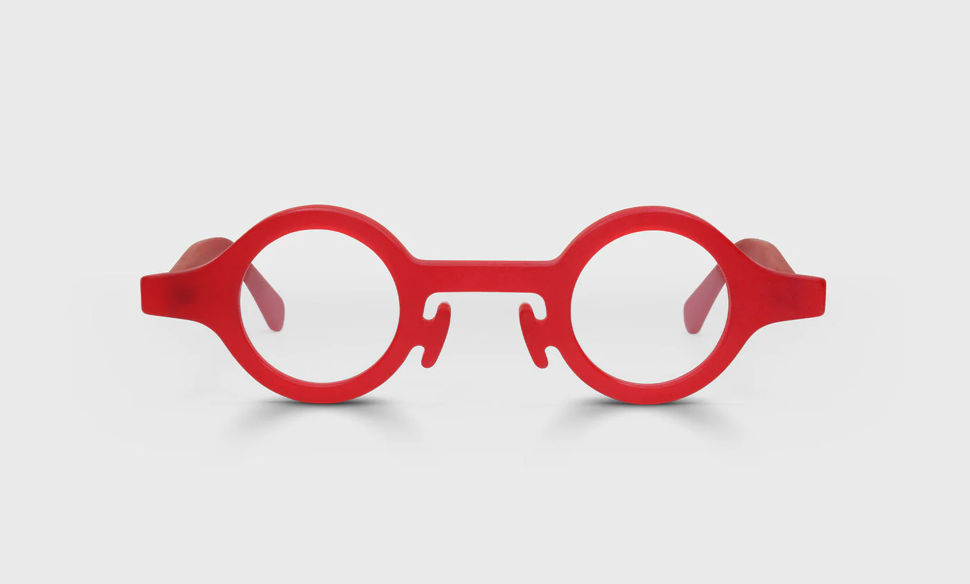 Wackadoodle Color 01 - Matte Red Front and Temples