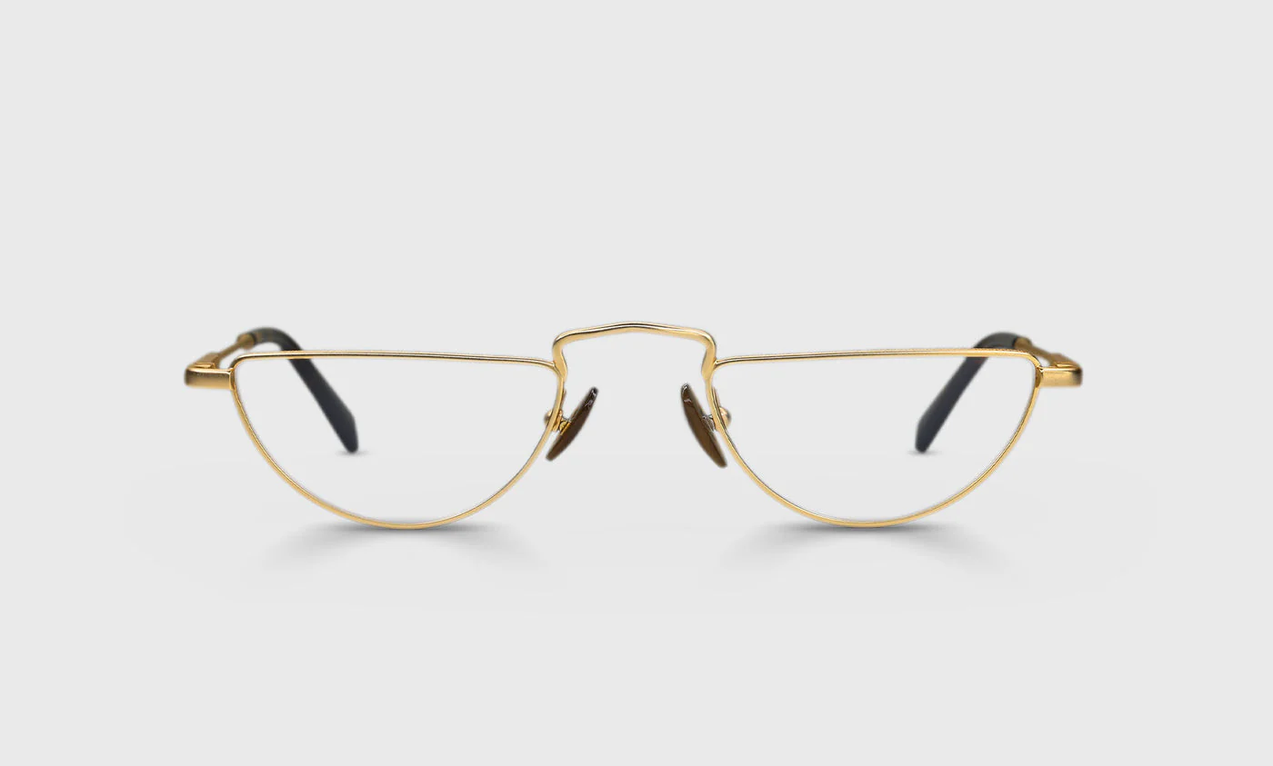 Half The Chance Color 19 - Matte Gold Metal Front with Matte Gold and Tort Temples