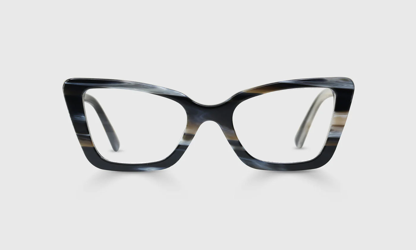 Cattywampus Color 00 - Black and White Marble Front and Temples