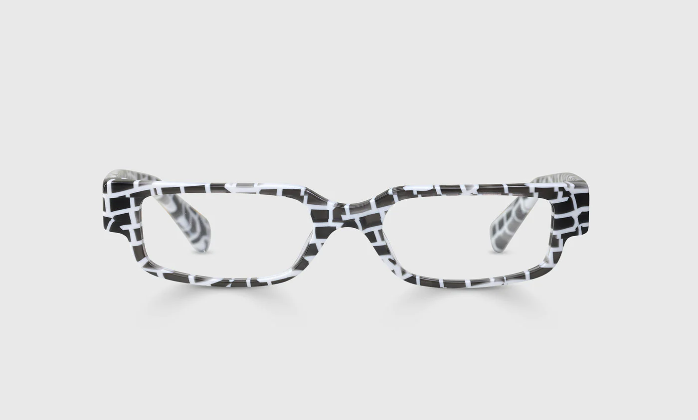 Flimflam Color 00 - Black and White Brick Front and Temples