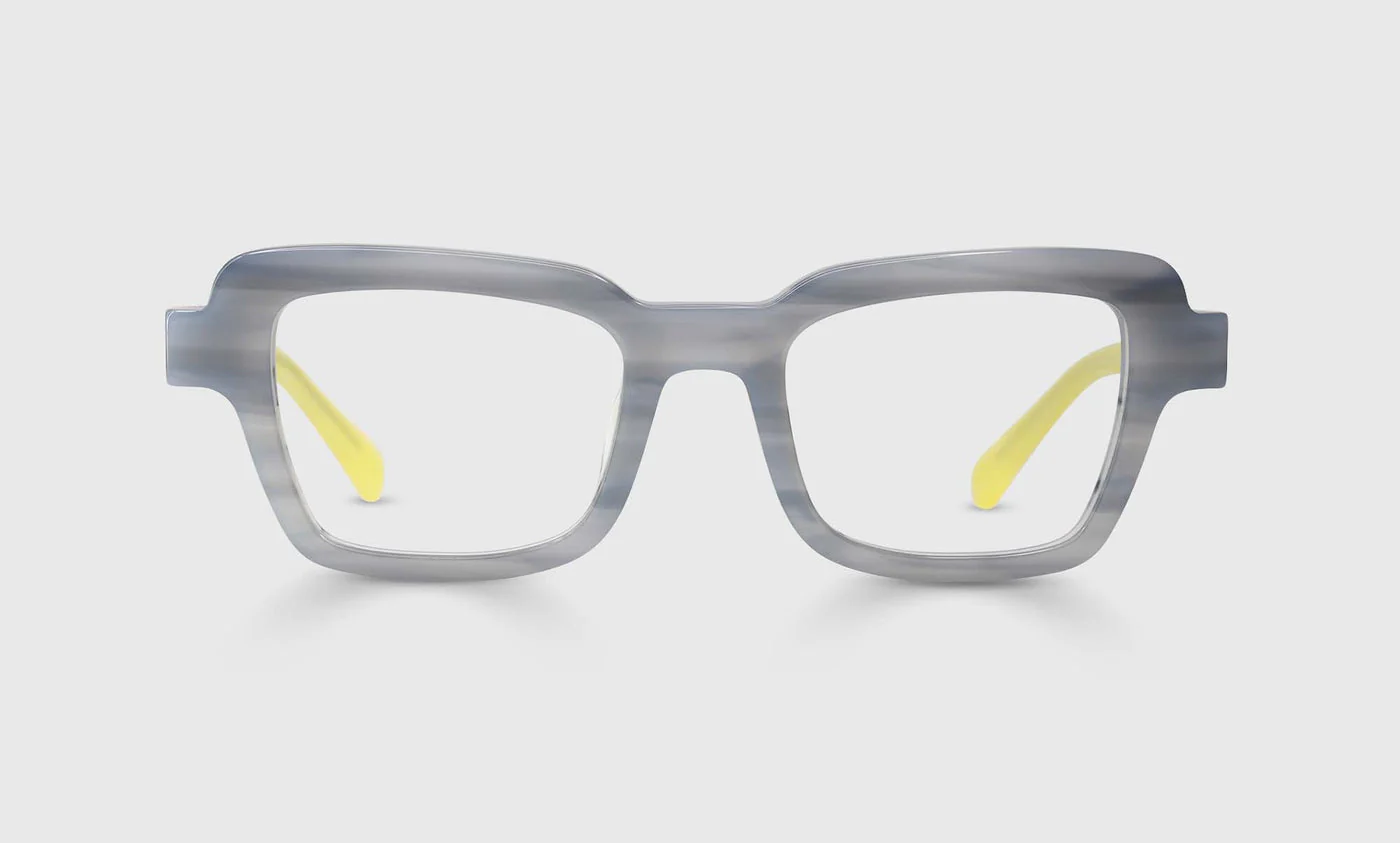 Large and In Charge Color 10 - Water Color Grey Front and Atomic Green Temples
