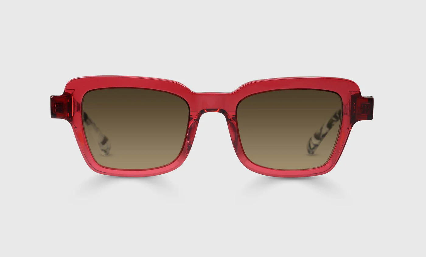 Large and In Charge Color 45 - Magenta Crystal Front and Black-White Spotted Temples