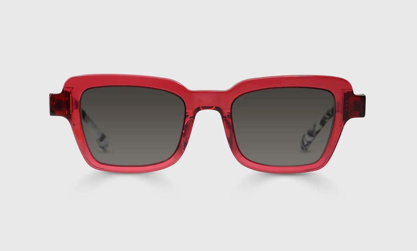 Large and In Charge Color 45 - Magenta Crystal Front and Black-White Spotted Temples - Image 2