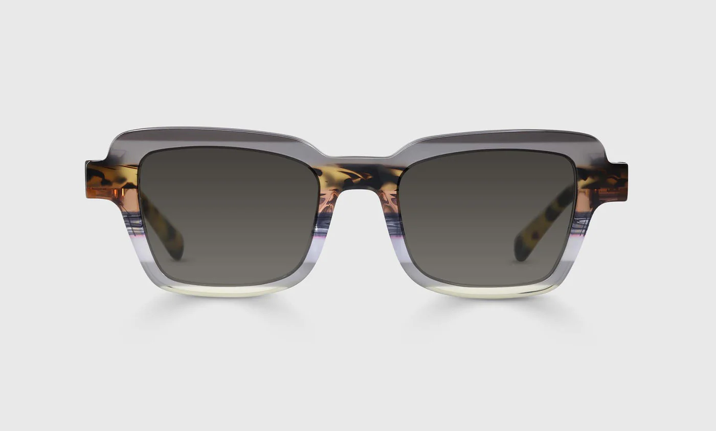 Large and In Charge Color 74 - Blue and Grey-Striped Front and Tortoise Temples - Image 2