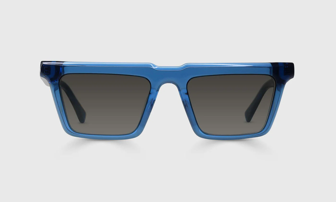 Guy Normis Color 10 - Dark Teal Crystal Front and Temples