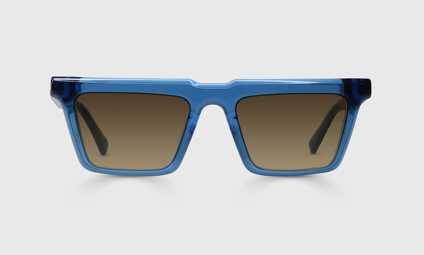 Guy Normis Color 10 - Dark Teal Crystal Front and Temples